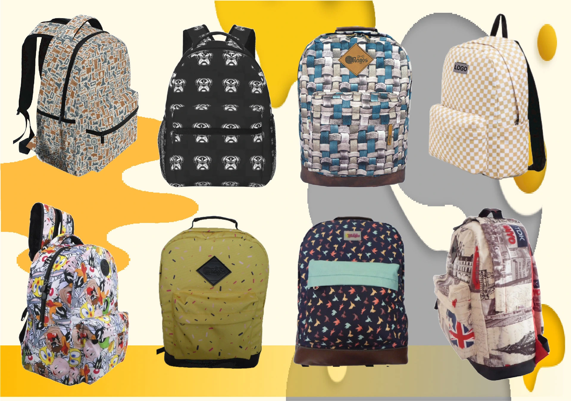 Mochilas Completamente Sublimadas