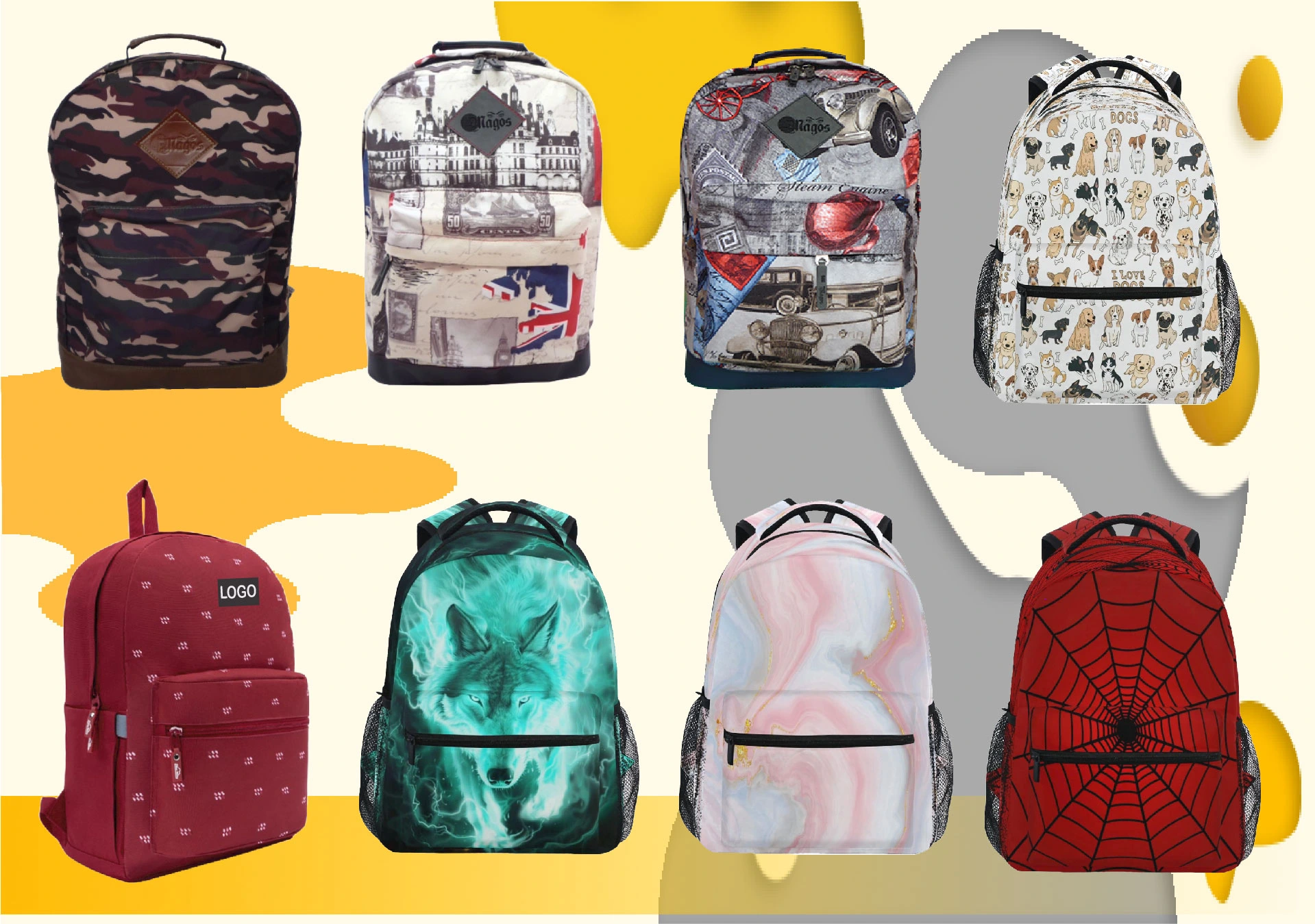 Mochilas Sublimadas