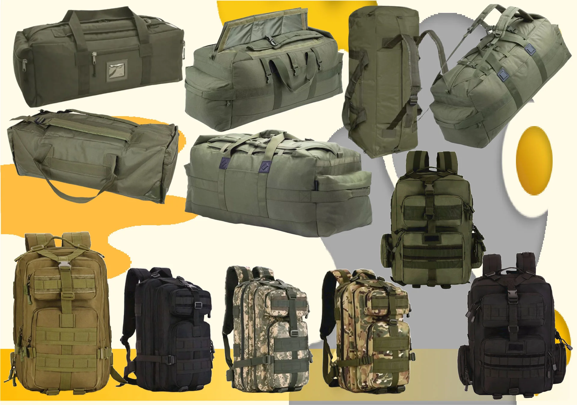 Mochilas de Camuflaje